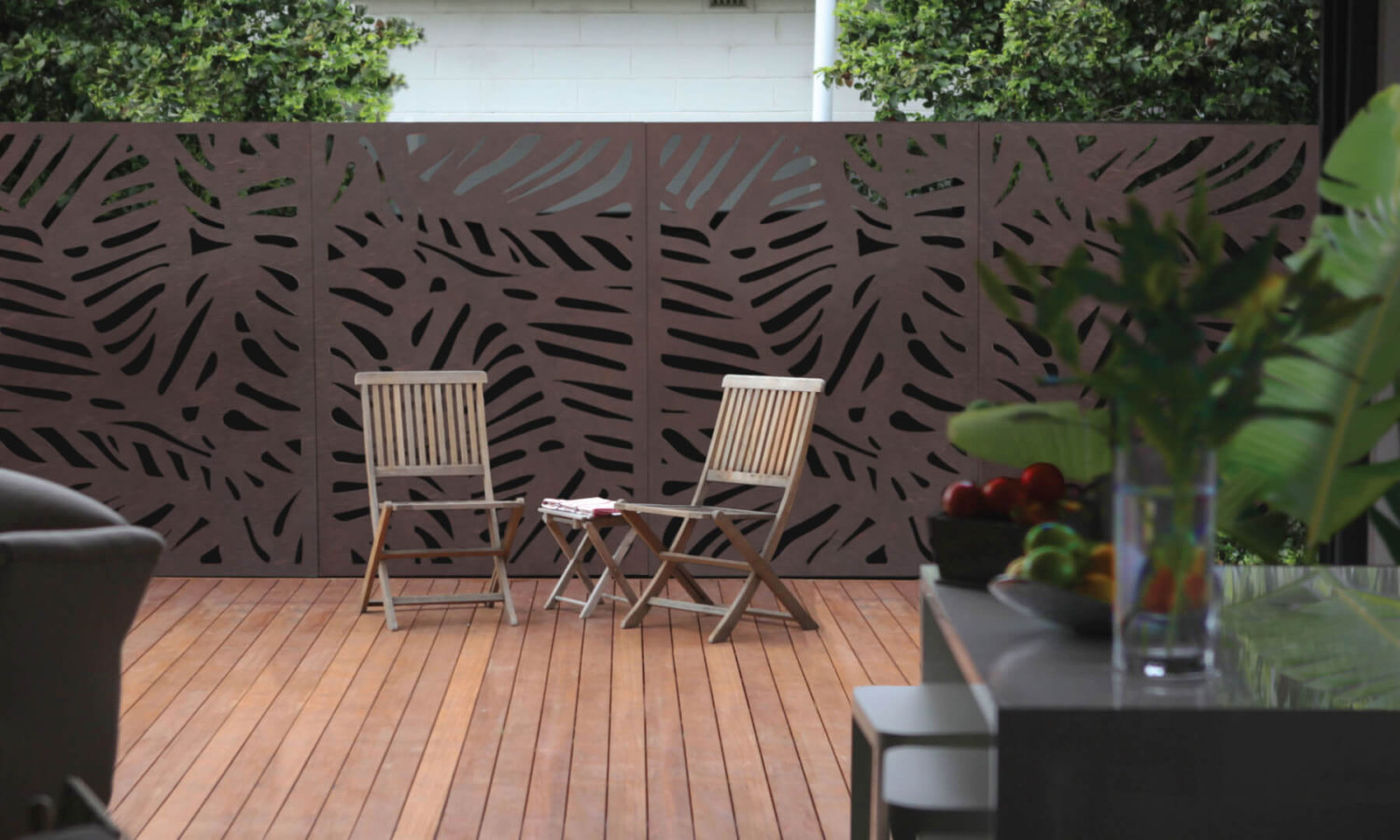 OUTDECO Garden Screen Outdoor Decorative Privacy Screening