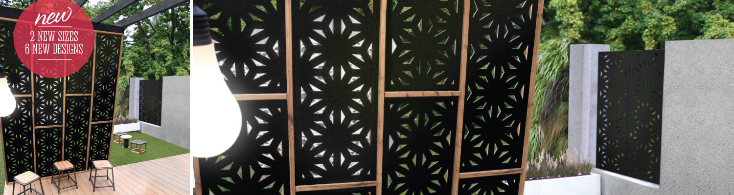 PROJECT GALLERY Outdoor Decorative Privacy Screens; Examples